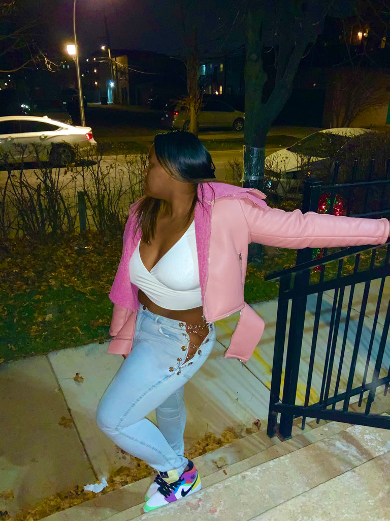 The Chain Link Denim Jean – Vested by Monet